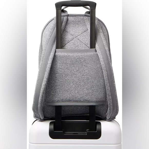 Dagne Dover Dakota Large Neoprene Backpack Heather Grey NWT Laptop Travel Bag - Picture 6 of 12